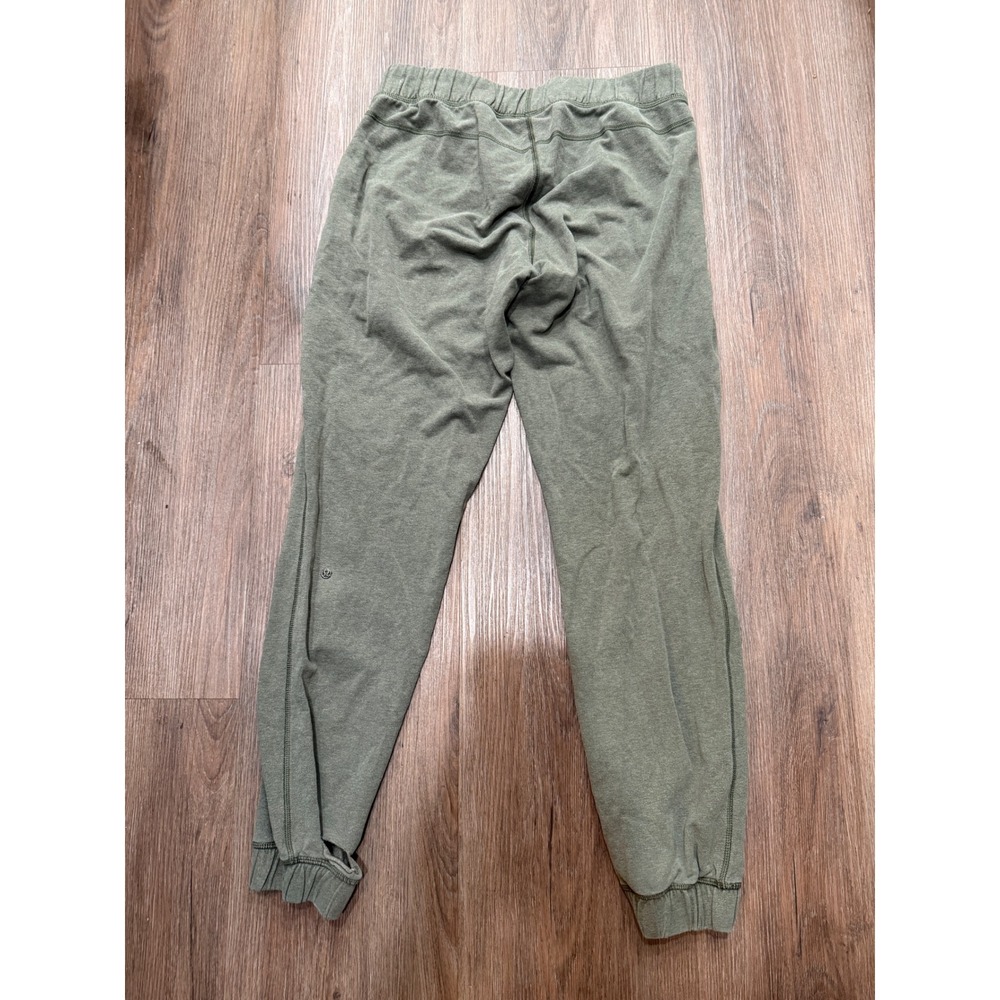 Lululemon Jogger Olive Green Heathered Sweatpants Womens Size 6